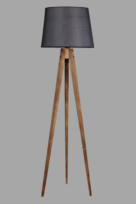 Opviq Lámpara de pie FIR TREE BODY Marrón y Negro
